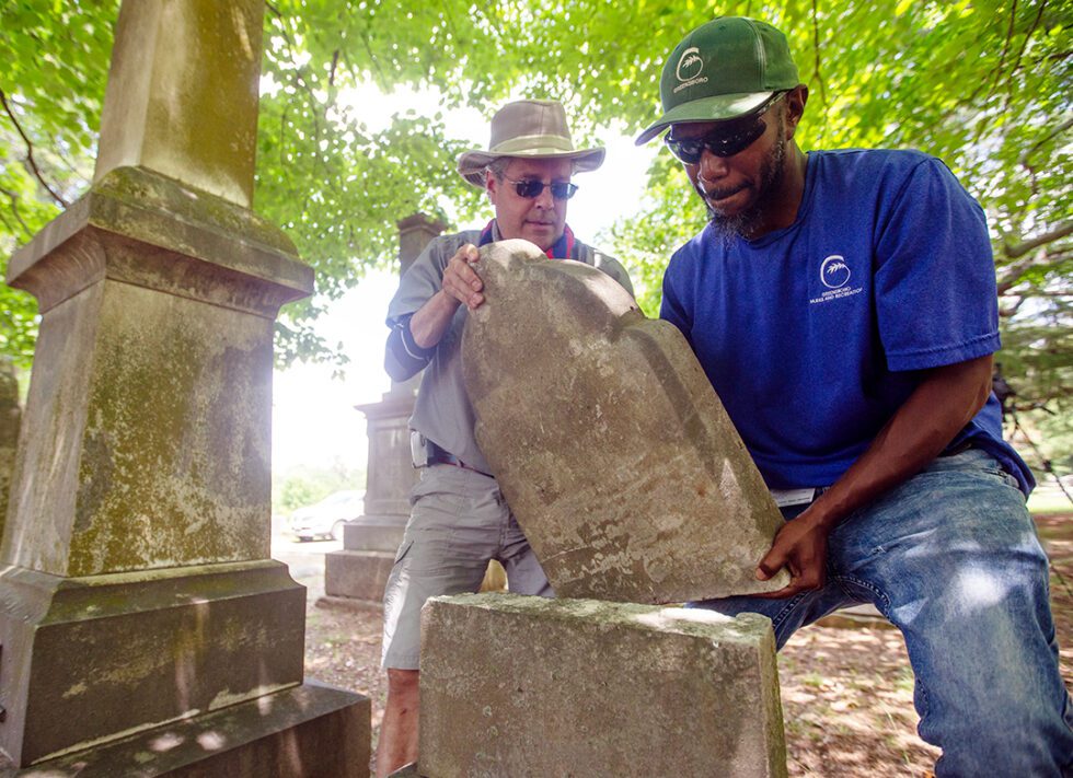 Green Hill Cemetery Headstone Restoration Project